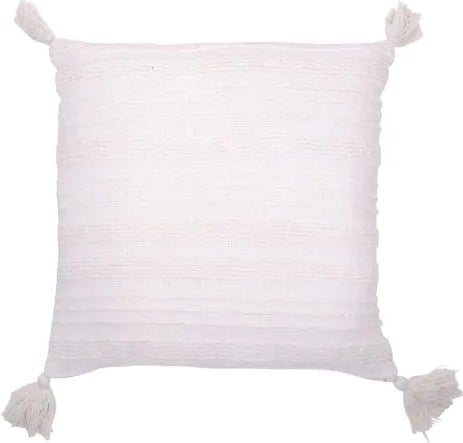 Linen & More sierkussen Chloe wit 45 x 45 cm