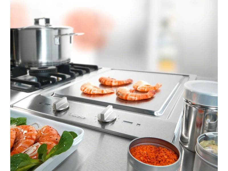 Miele Tepanyaki-Grill CombiSet CS 1327Y Aufliegend Edelstahl-Grillplatte mit zwei separat regelbaren Heizbereichen
