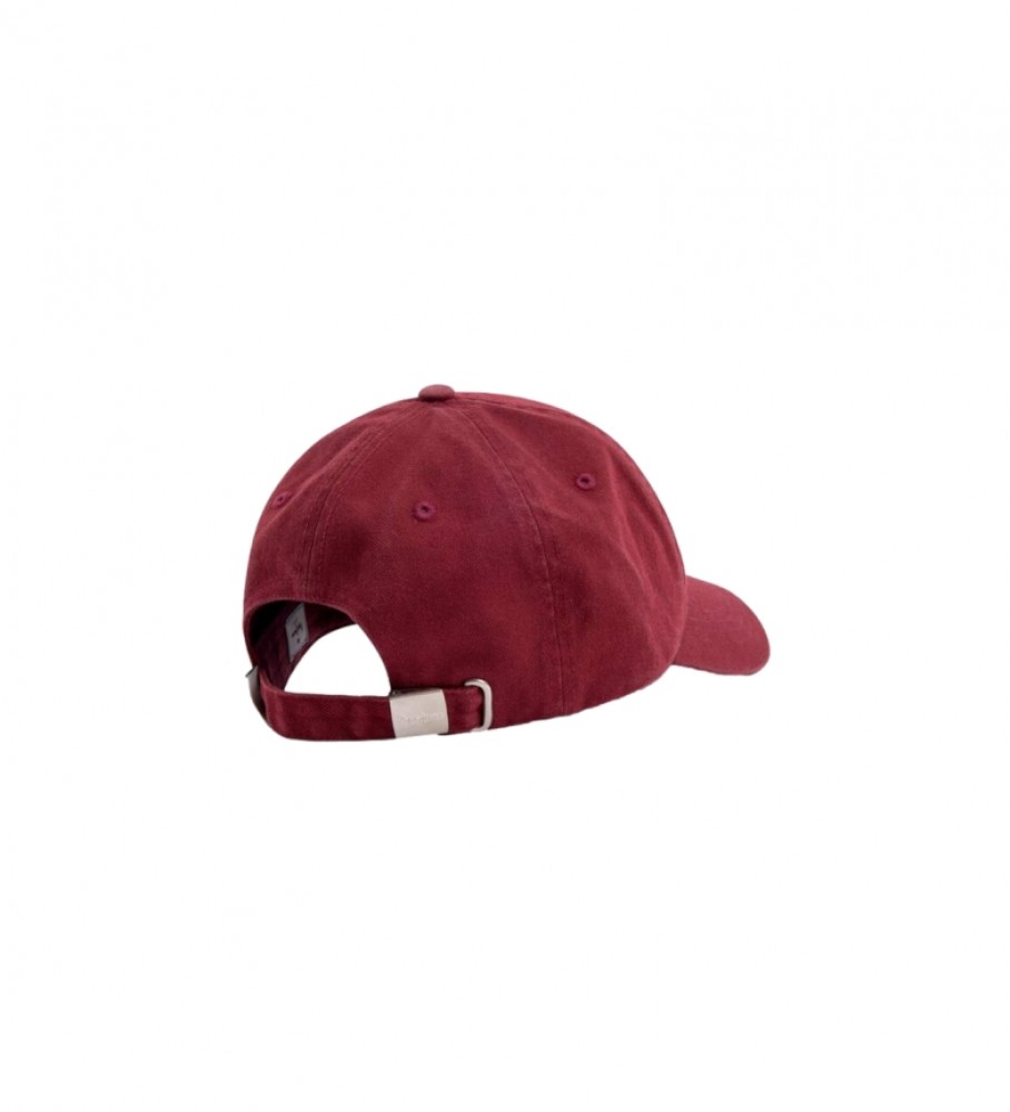 Boné Pepe Jeans Teba, cor bordô