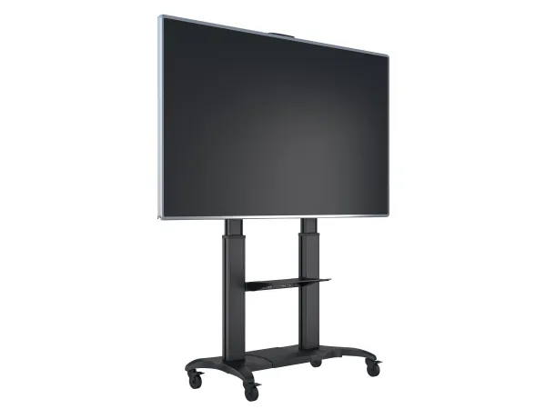 Multibrackets M Public Dual Pillar 180 HD - Vogn med hjul - for fladt panel - aluminium - sort - skærmstørrelse: 60