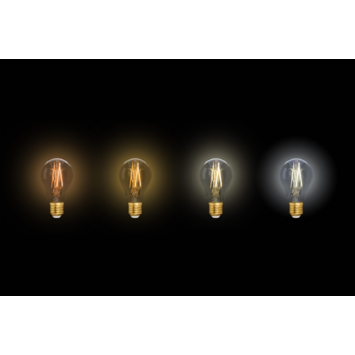Lutec Connect slimme ledlamp Filament amber Ø6cm E27 7,5W