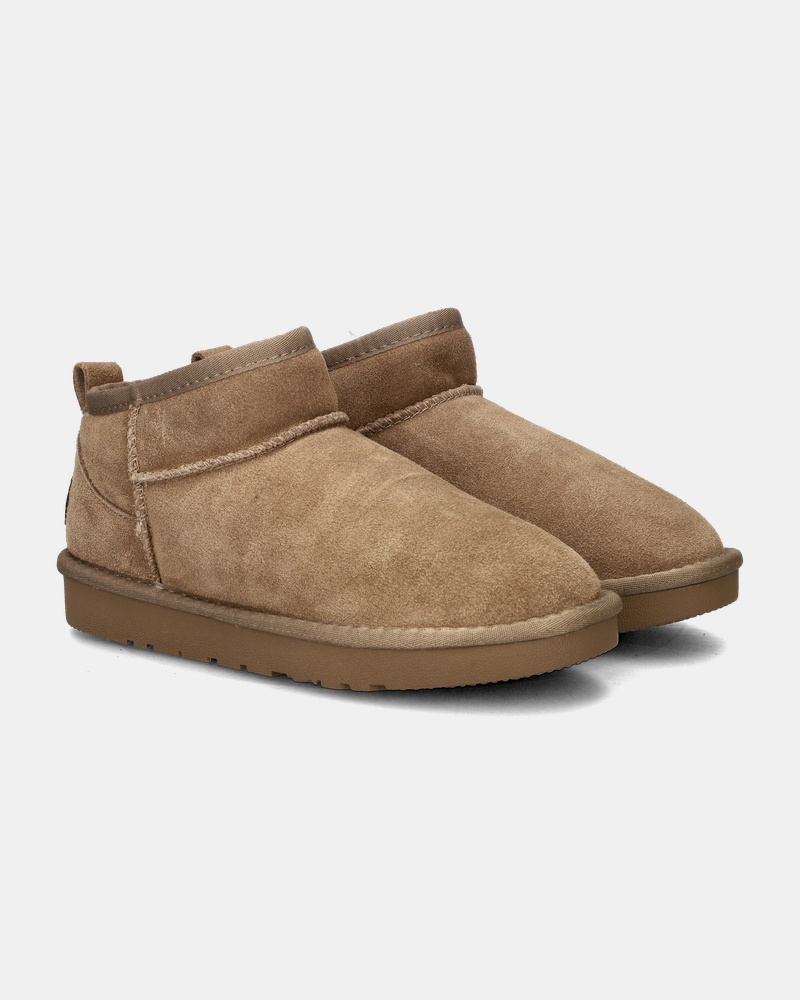 Nelson Gevoerde boots  - bruin
