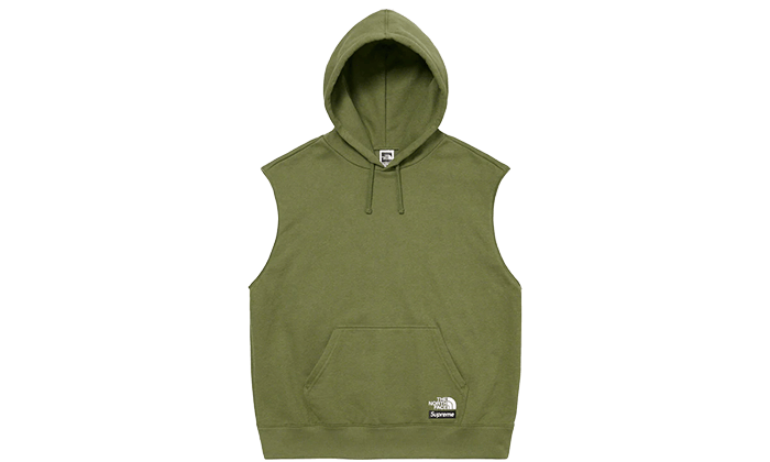 Supreme / The North Face Convertible Hooded Sweatshirt Olive