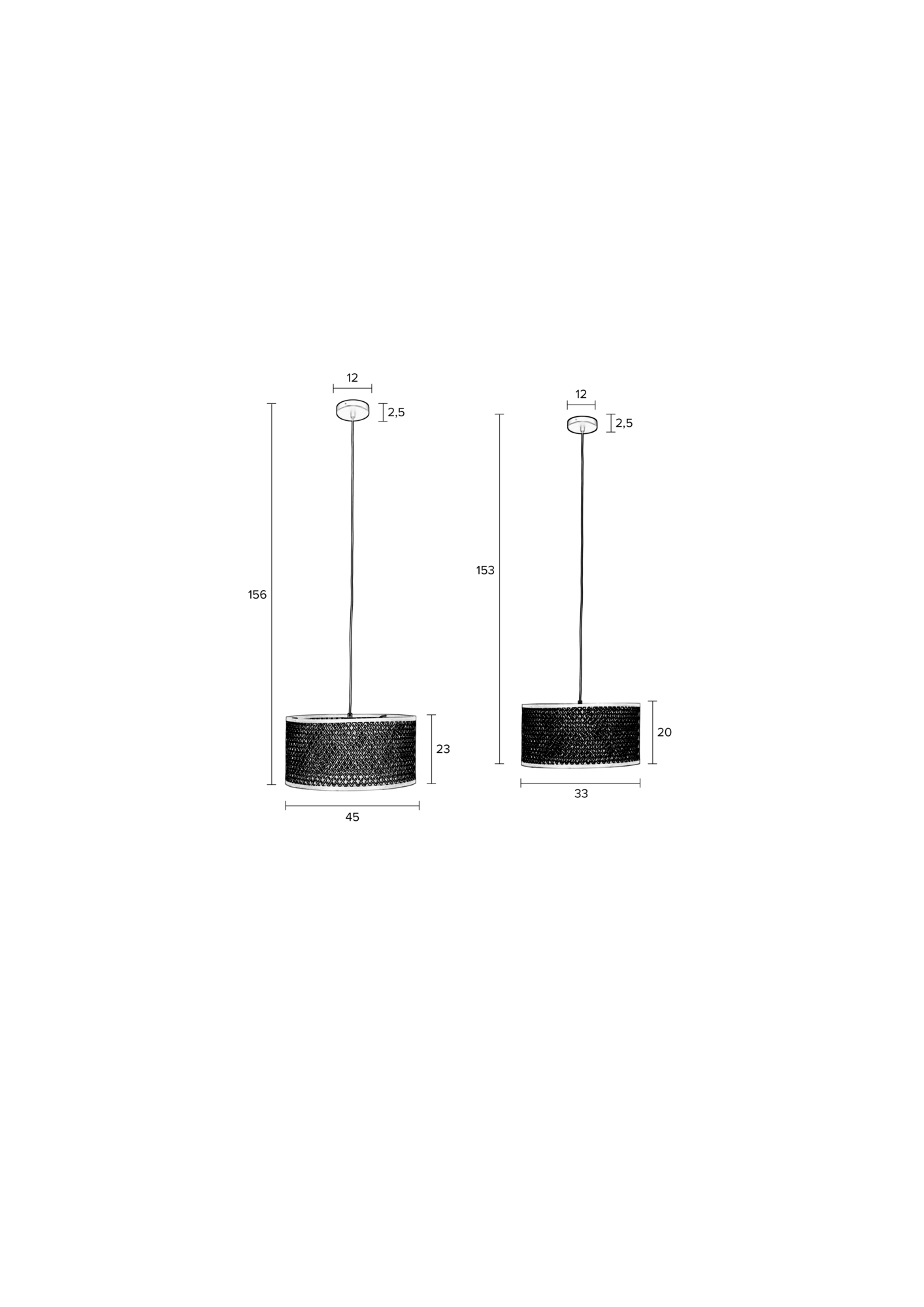 Rein Living hanglamp Isla Rein Living Isla Hanglamp L