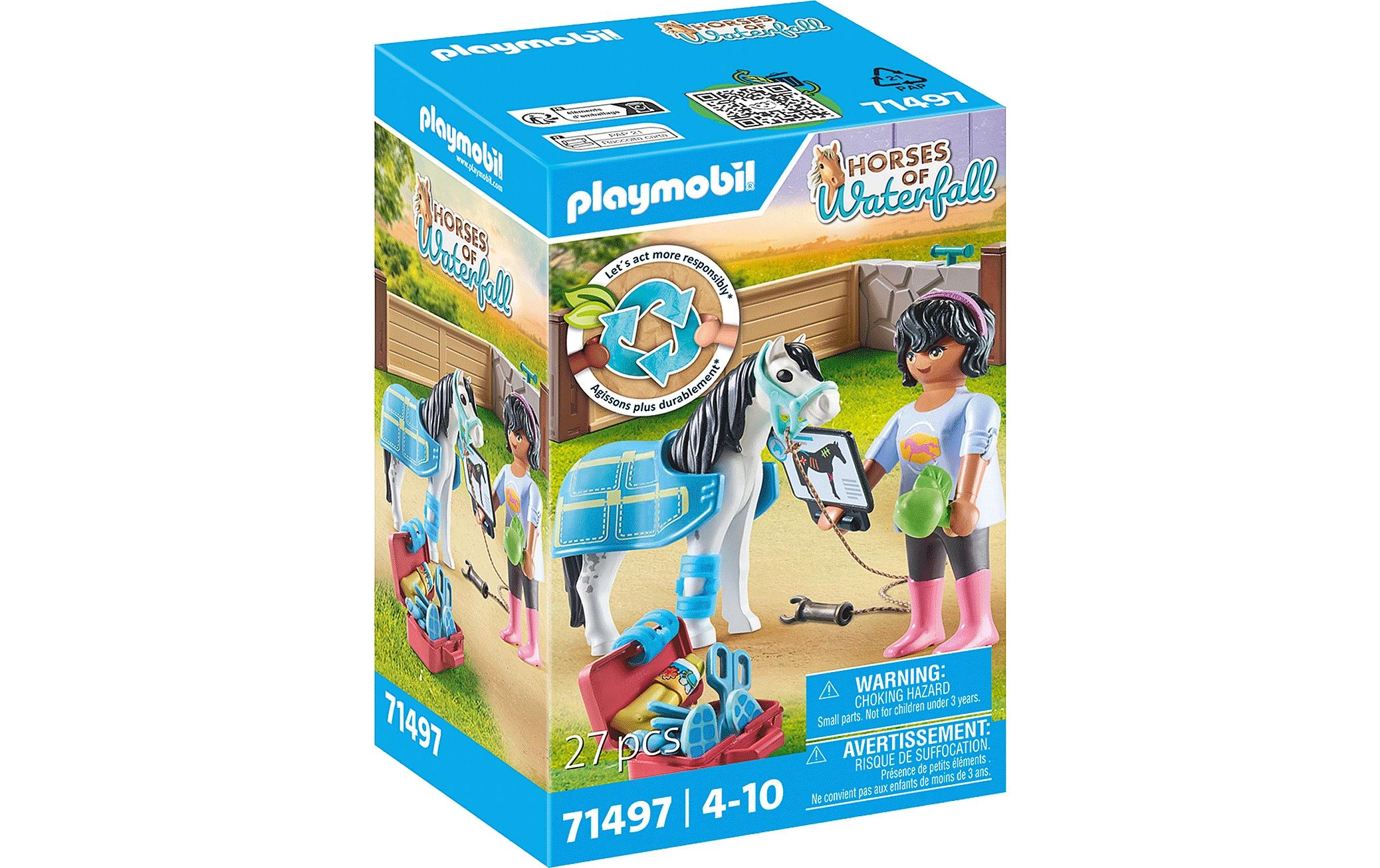 Horses of Waterfall Pferdetherapeutin 71497Liebevoll gestaltetes Pferde-Spielset