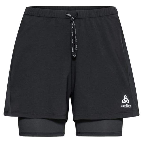 Short running ODLO SHORT 2EN1 ESSENTIAL 3 INCH W BLACK