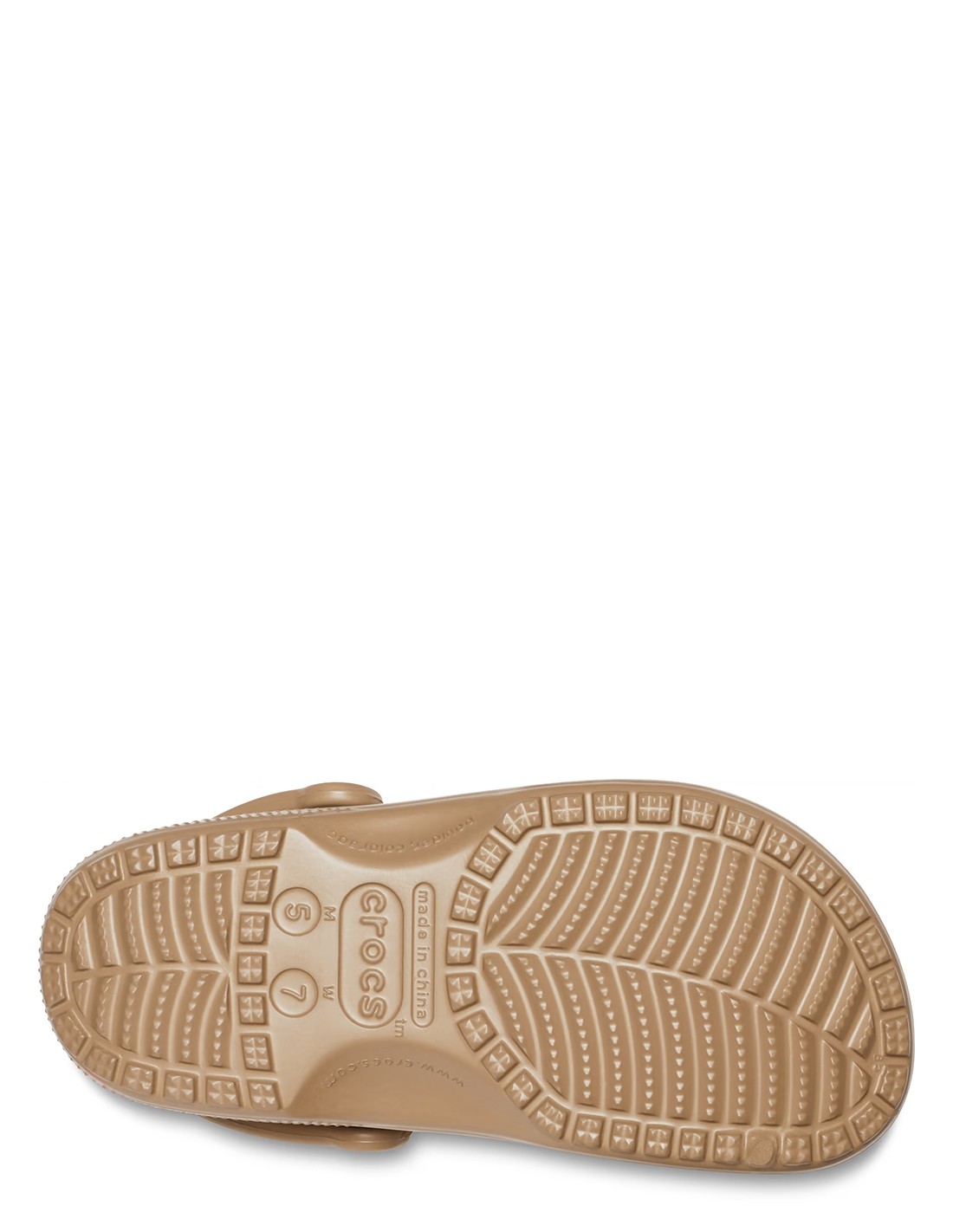 crocs sabots mixte classic clog marron