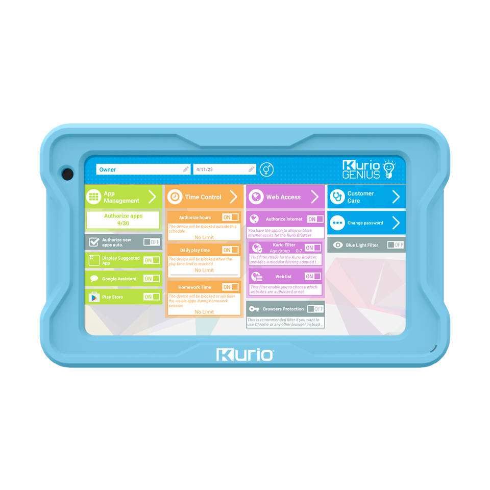 Kurio kindertablet Lite 7 inch - blauw