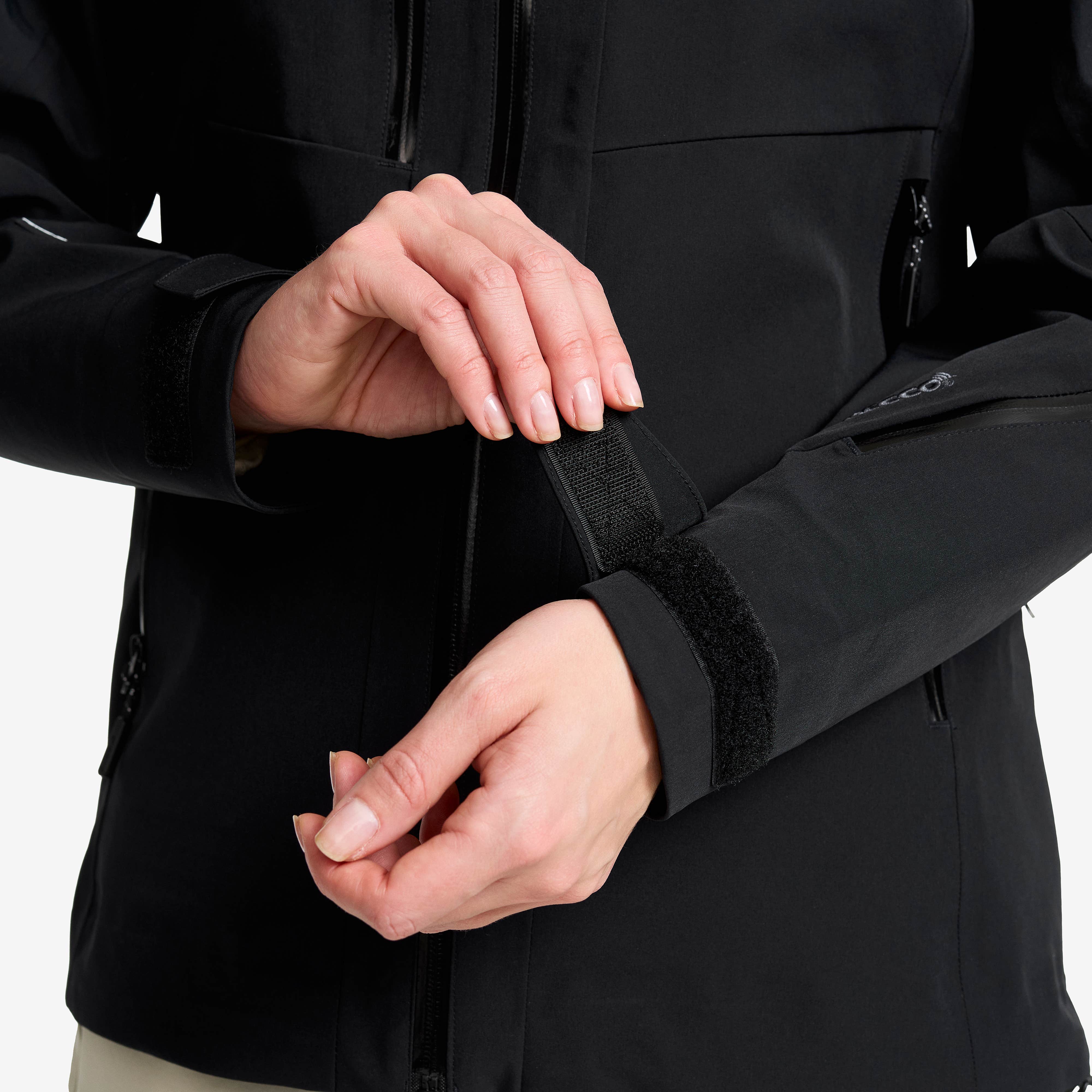 Cyclone 3L Shell Jacket Dame Black