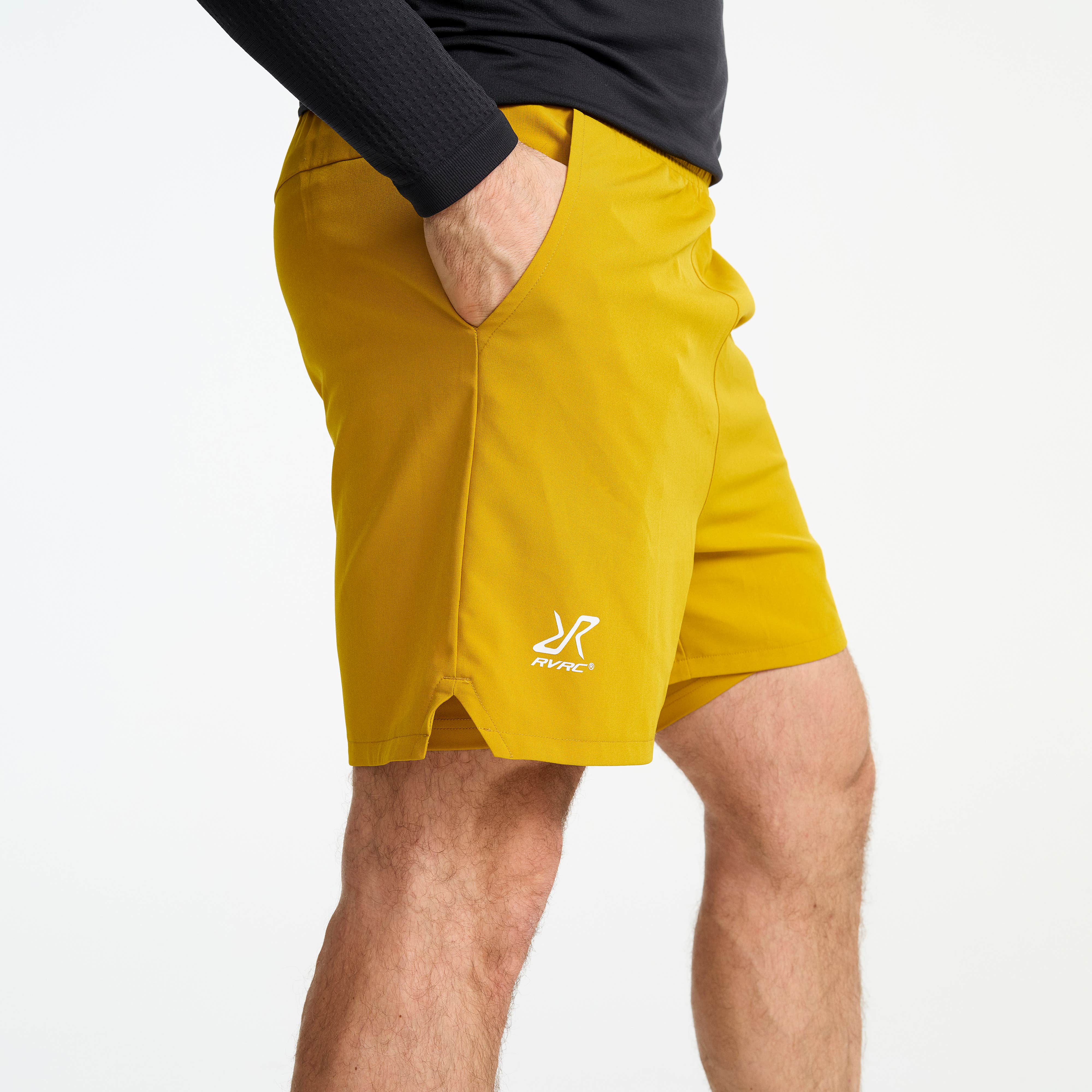 Rise 2-in-1 Shorts Herre Golden Palm