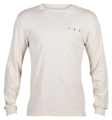 T-shirt à manches longues Fox Diffuse Premium Blanc vintage