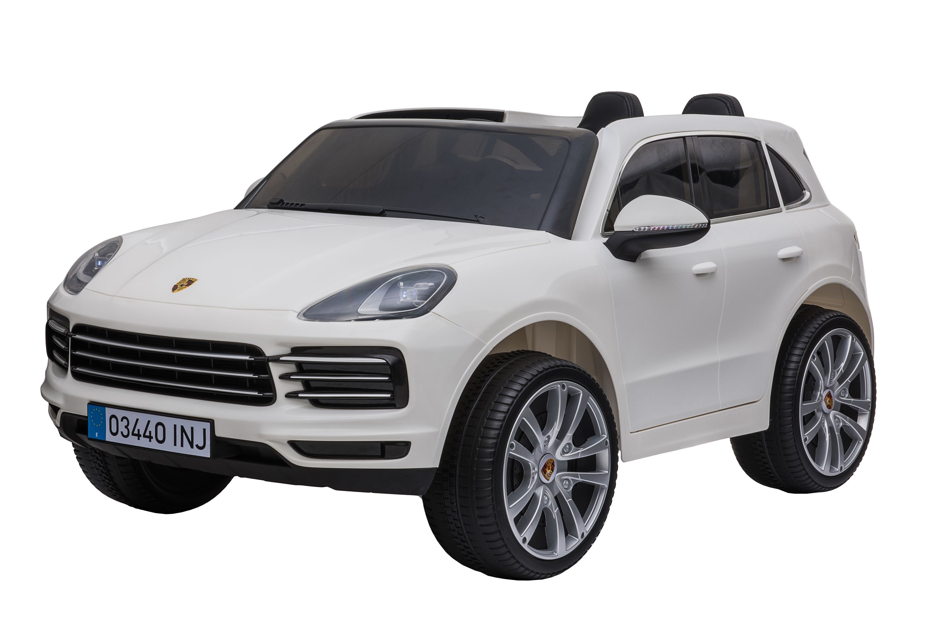 Elektroauto Kinder Porsche Cayenne weiss