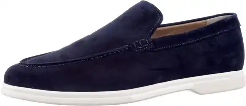 Giorgio blauw 6400208 - maat 47 instapper blauw - maat 47 Calandschoen