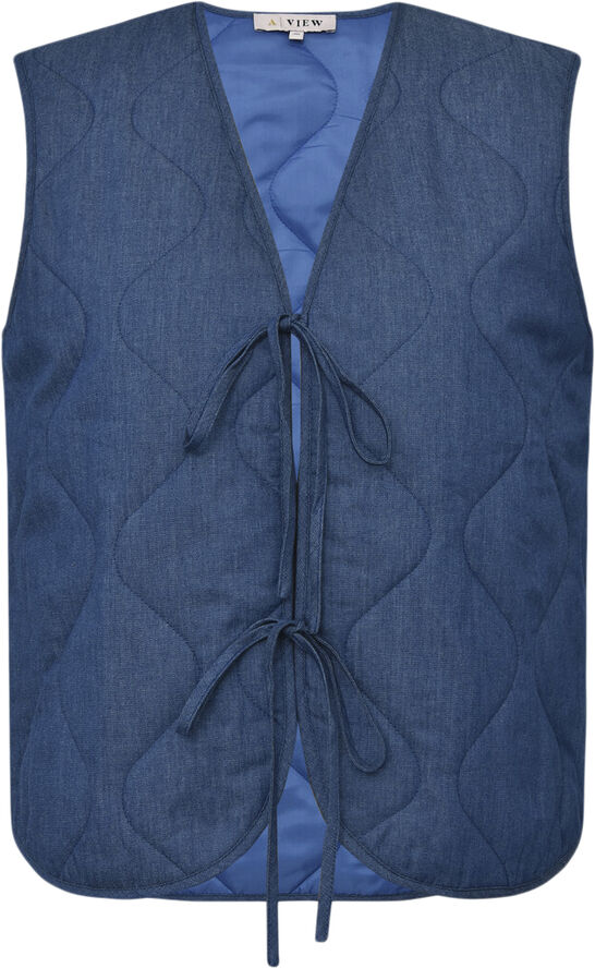 A-VIEW Kamma waistcoat Denim blue
