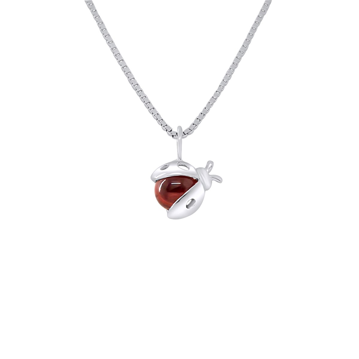 Collier PETITE COCCINELLE - Argent 925