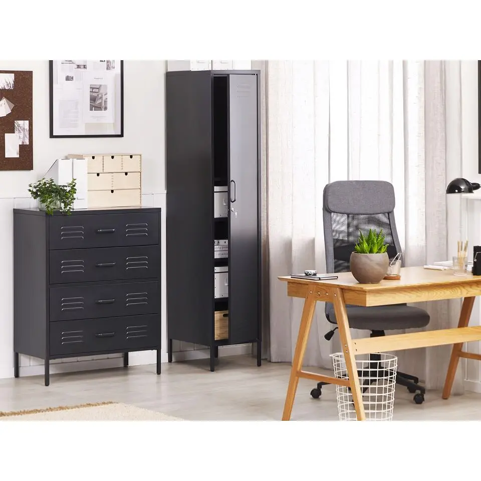 ENAGO - Commode - Zwart - Staal