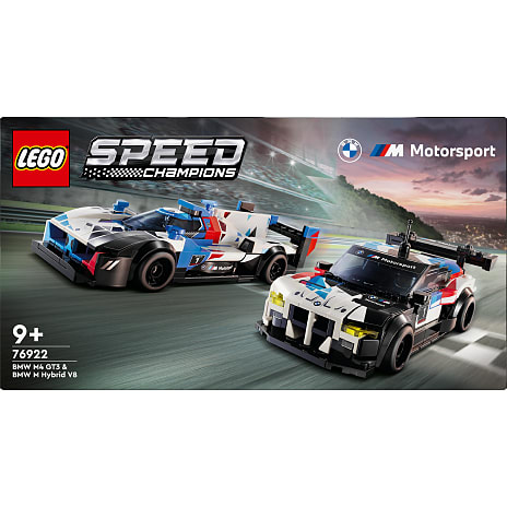 LEGO Speed Champions BMW M4 GT3 og BMW M Hybrid V8-racerbiler 76922