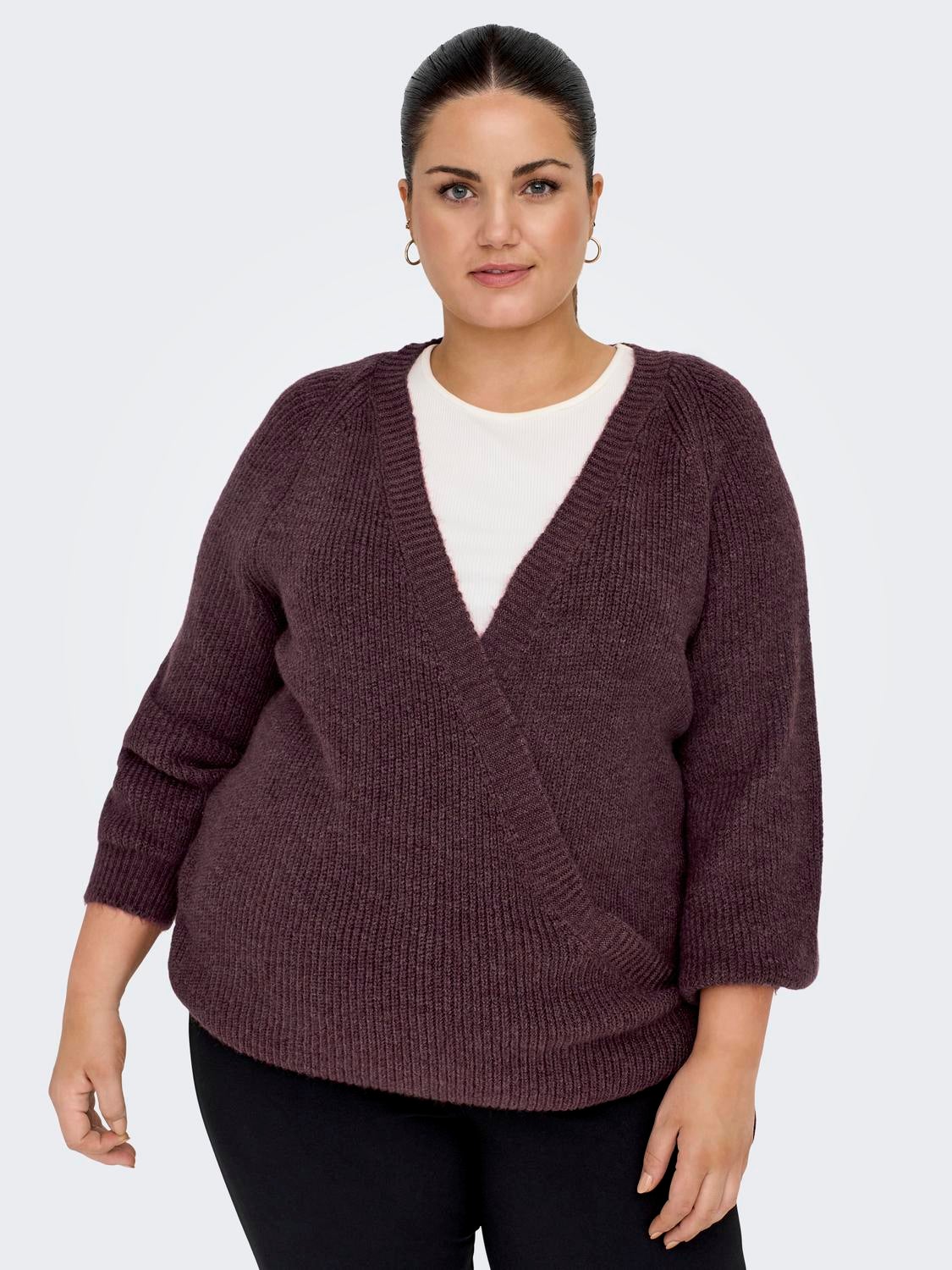 CARJADEI Strickjacke Rose Brown