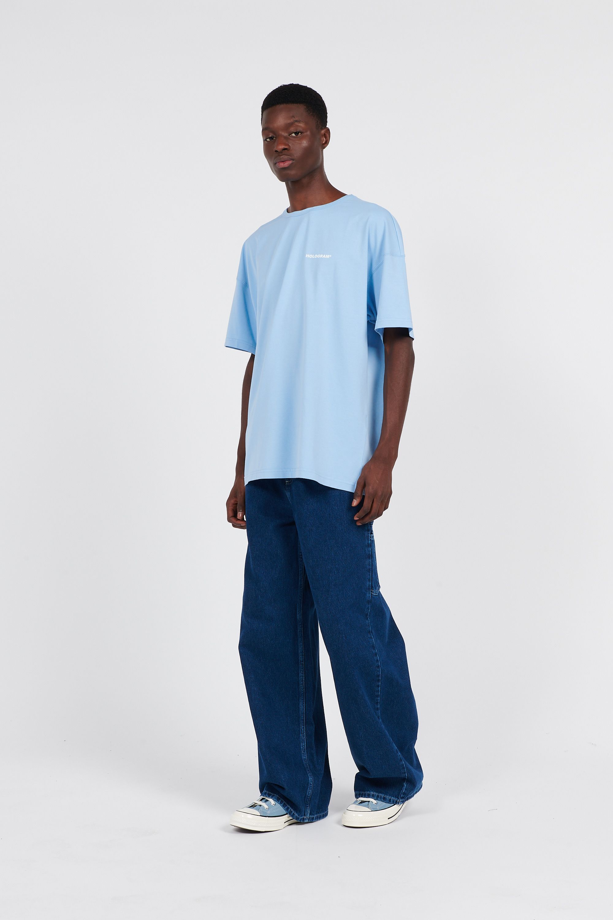Hologram T-shirt TEE GRAPHIC Bleu