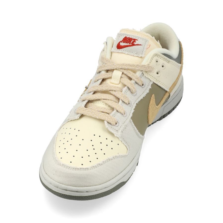 Nike Chaussures Dunk Low - Blanc/Gris/Vert Femme