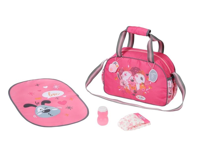 Baby Born Puppenzubehör Wickeltasche Hochwertige Accessoires für Puppen