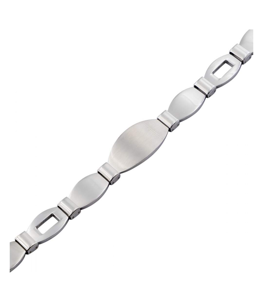 Gourmette Bracelet Homme en Acier