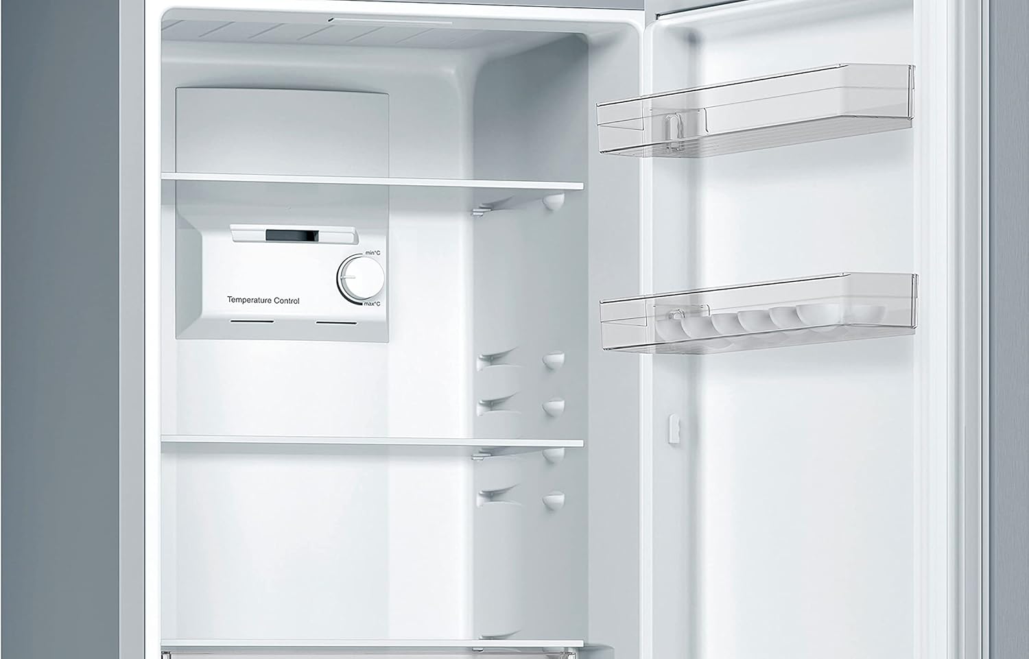 Bosch KGN33NLEB Serie 2 Kühl-Gefrier-Kombination, 176 x 60 cm, 192 L Kühlen & 87 L Gefrieren, NoFrost nie wieder abtauen, LED-Beleuchtung gleichmäßige Ausleuchtung