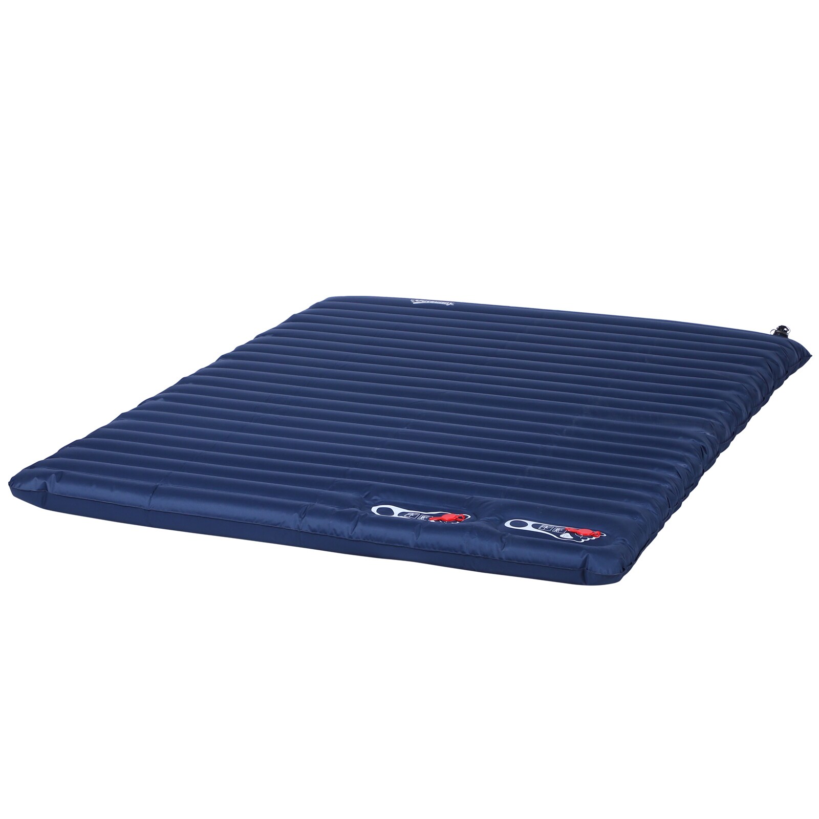 Outsunny Luftmatraze blau 195 x 138 x 10 cm (LxBxH)