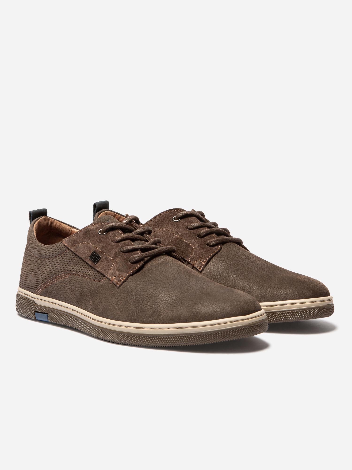 Derbies Homme Confort Cuir Marron