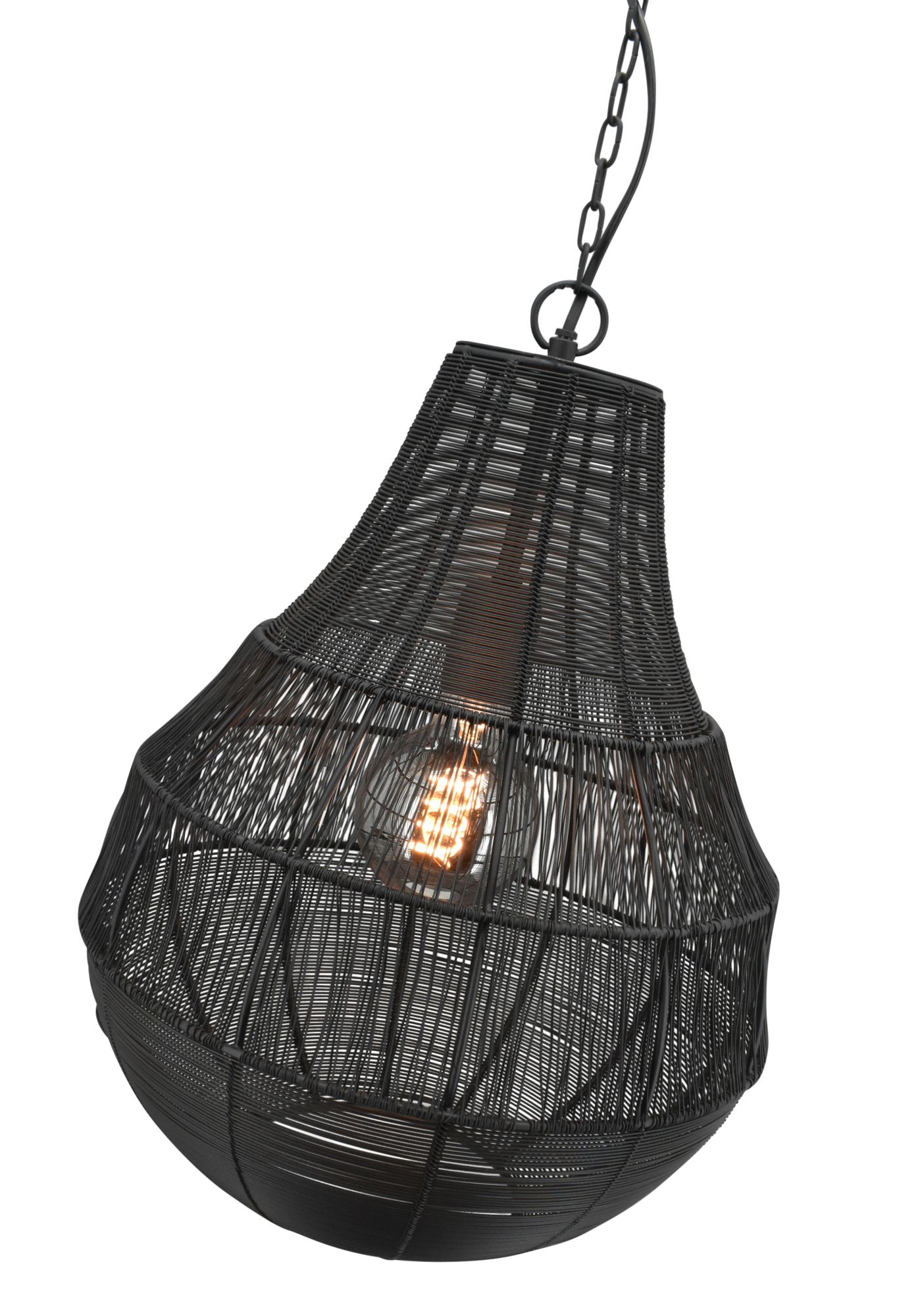 Hanglamp Austin small black - Ø 35 cm, H 50cm