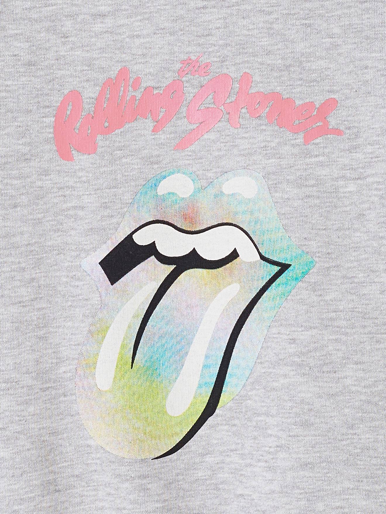 Moletom The Rolling Stones® para meninas, cinza mesclado