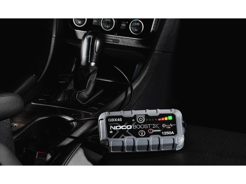 Noco Starterbatterie mit Ladefunktion GBX45 12 V, 1250 A Starterbooster und Powerbank zum überbrücken von Fahrzeugen mit 12 V Batterien
