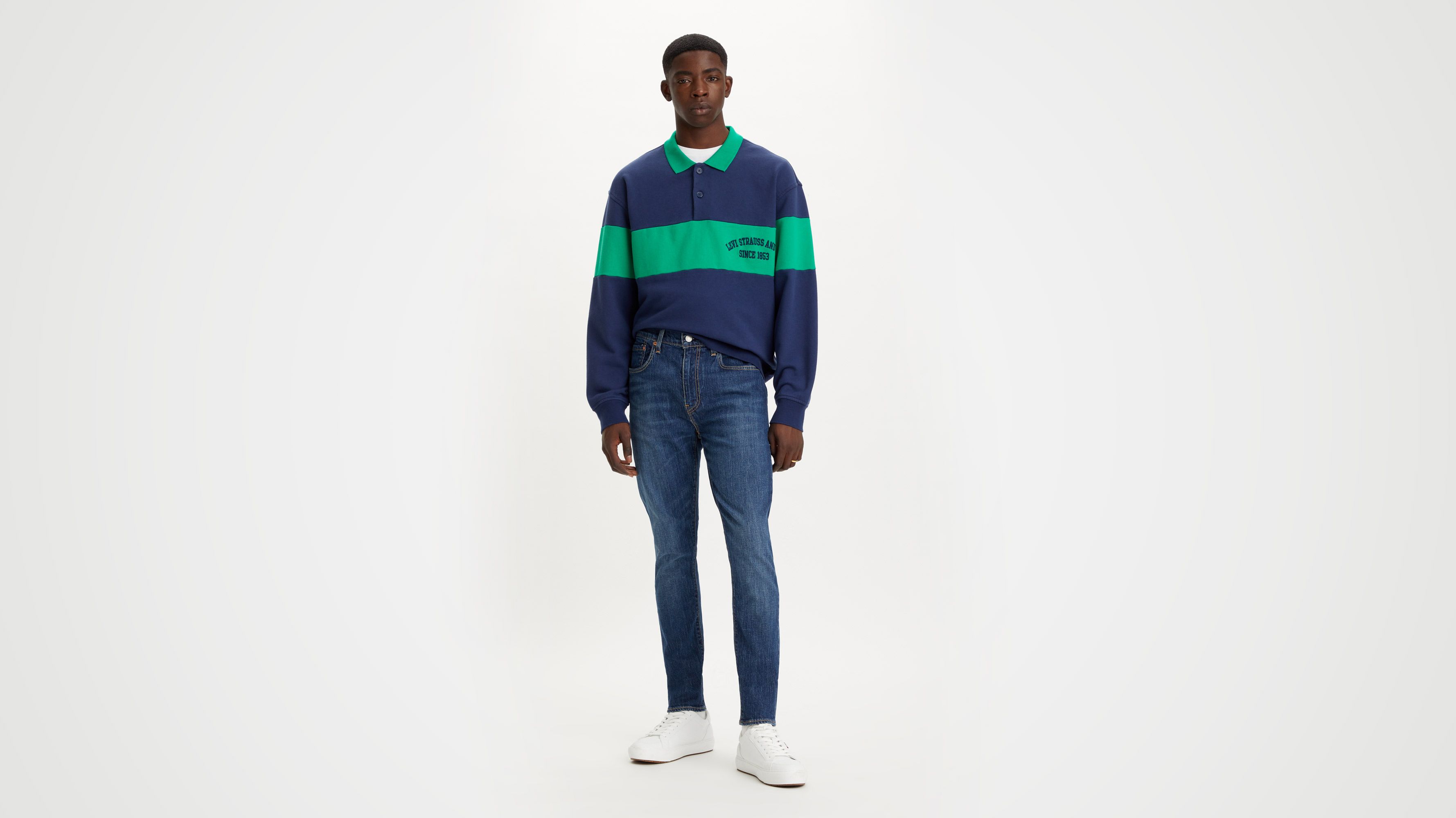 Jean 512™ slim fuselé - Dark Indigo Worn In - Bleu