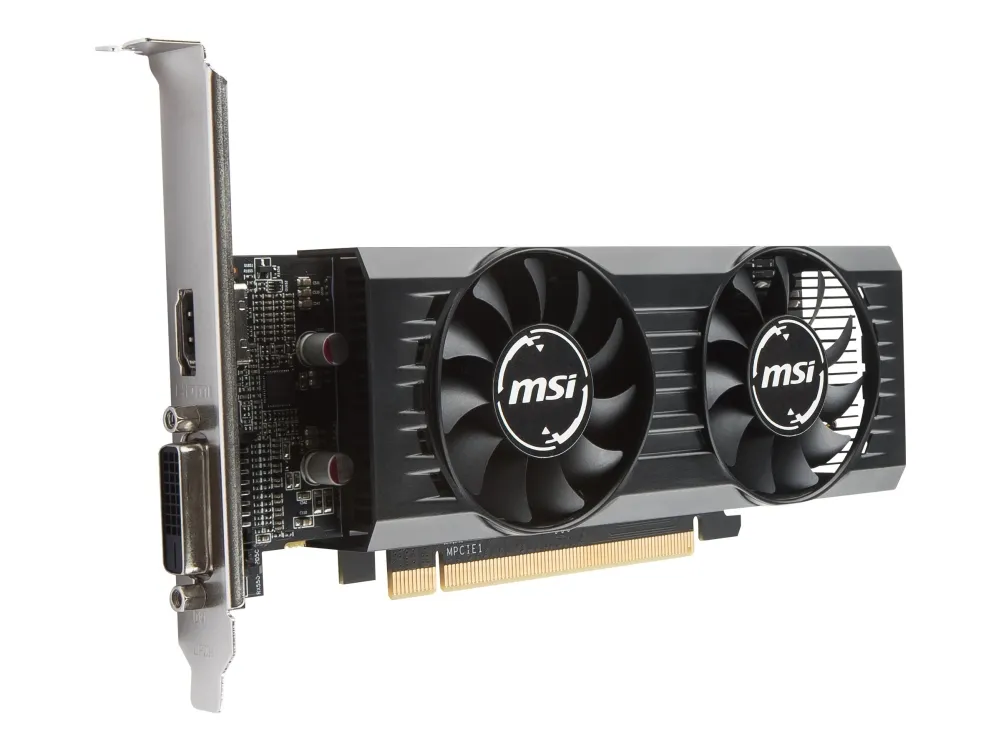 MSI RX 550 4GT LP OC - Grafikkort - Radeon RX 550 - 4 GB GDDR5 - PCIe 3.0 x8 lavprofil - DVI, HDMI