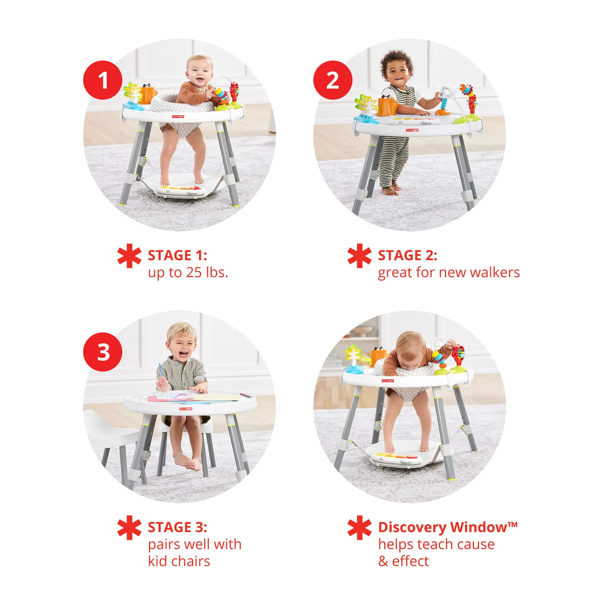 Skip Hop Exerciseur 3 Étapes Explore & More