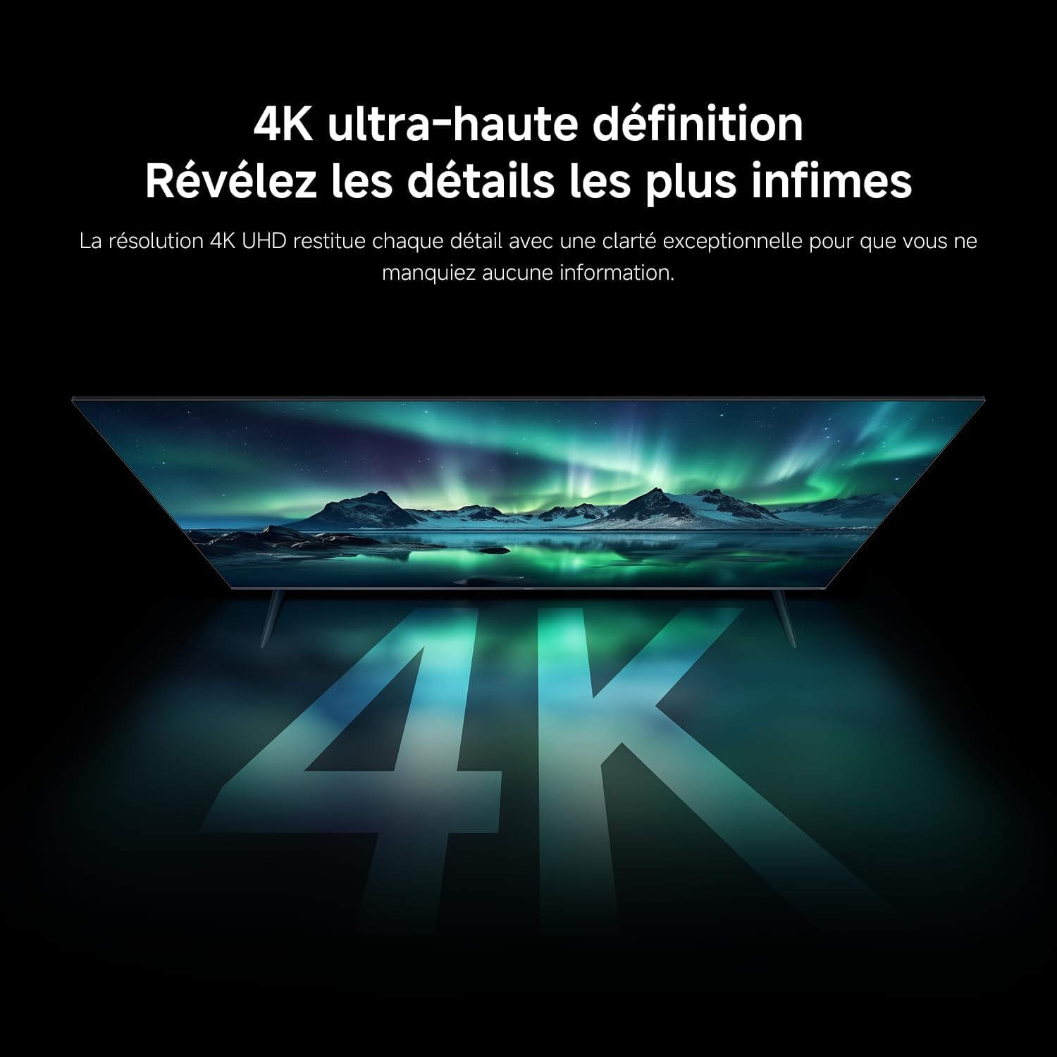 Xiaomi TV F Pro 55, 140 cm (55 Pouces), 4K UHD QLED, Smart TV, Fire TV, Contrôle Vocal Alexa, HDR10+, Mode Game Boost 120Hz, MEMC, 2Go+32Go, Compatible avec AirPlay [Classe énergétique G]