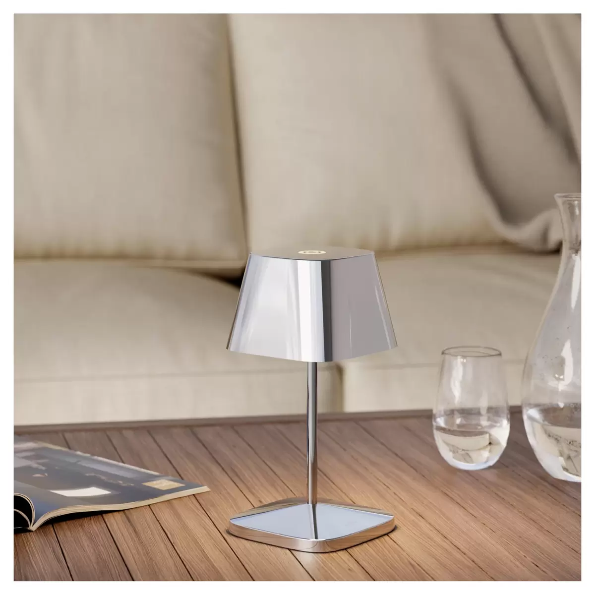 Tischleuchte VilleroyBoch Neapel 2.0 Silber