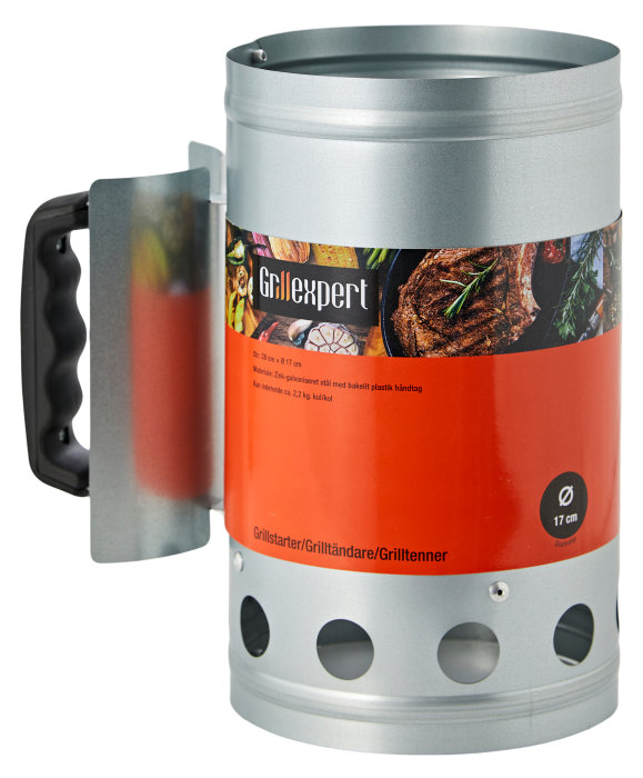 Grillstarter i zinkgalvaniseret stål