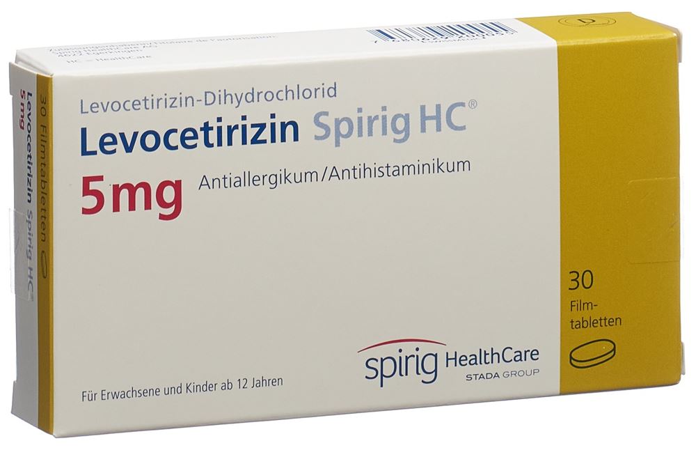 LEVOCETIRIZINE Spirig HC 5 mg<br>30 Stück, Blister, Filmtablette