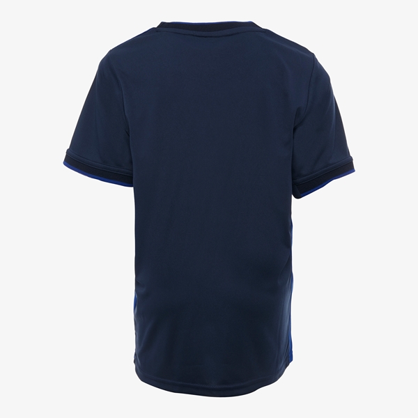 Dutchy kinder voetbal T-shirt blauw kobalt