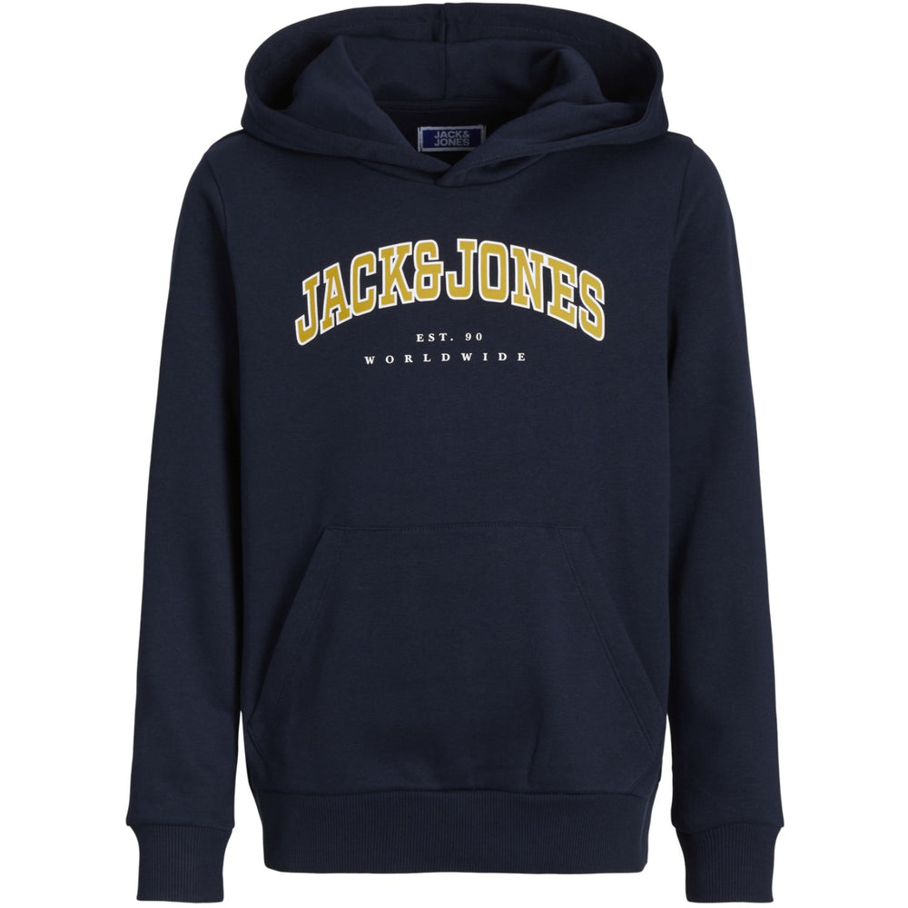 Køb Jack & Jones Junior Navy Blazer caleb Varsity Sweat Hoodie Noos
