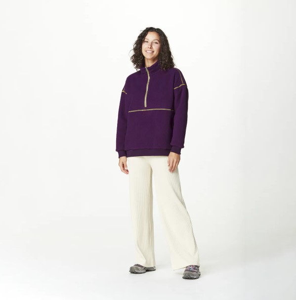 Picture Cylla 1/4 Fleece Potent Purple