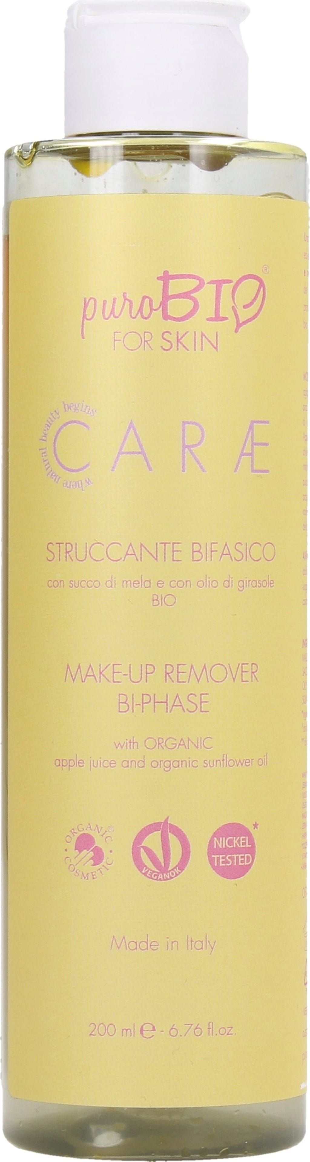 puroBIO cosmetics  CARÆ Make-up Remover Bi-Phase, 200 ml