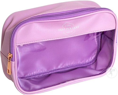 Cent Pur Cent Trousse De Toilette Lila 1 Pièce