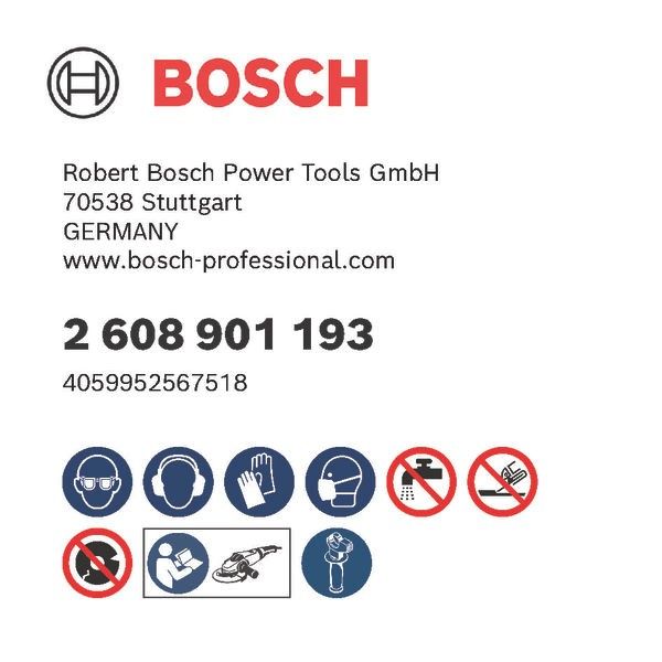 Bosch 2608901193 EXPERT Carbide Multi Wheel X-LOCK doorslijpschijf 125 mm, 22,23 mm (1 stuks)