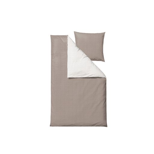 Södahl Forget-Me-Not Sengetøj, Taupe, 140x220 cm
