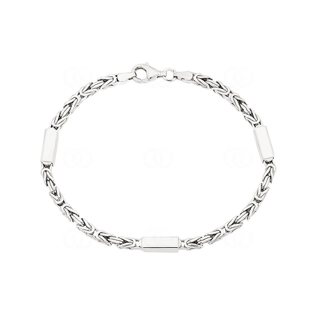 Königsarmband royal 925 Silber 3.0mm