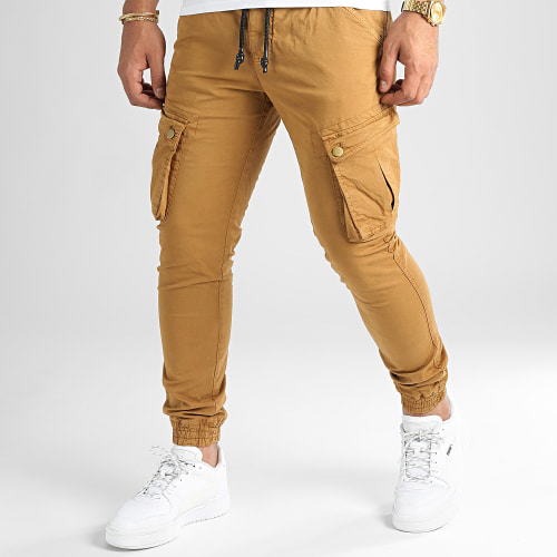 Pantalon Cargo Skinny Jumbo Camel