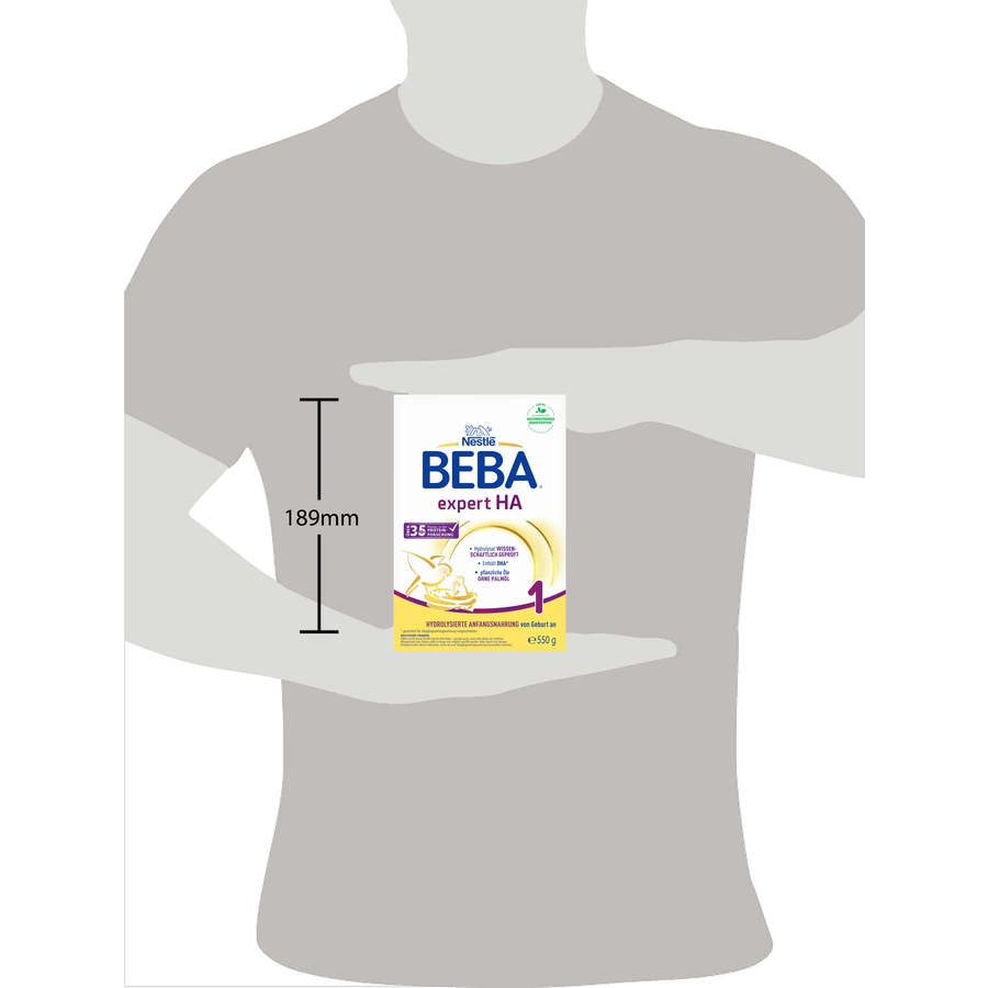 Nestlé Anfangsnahrung BEBA EXPERT HA 1 6x 550 g ab der Geburt