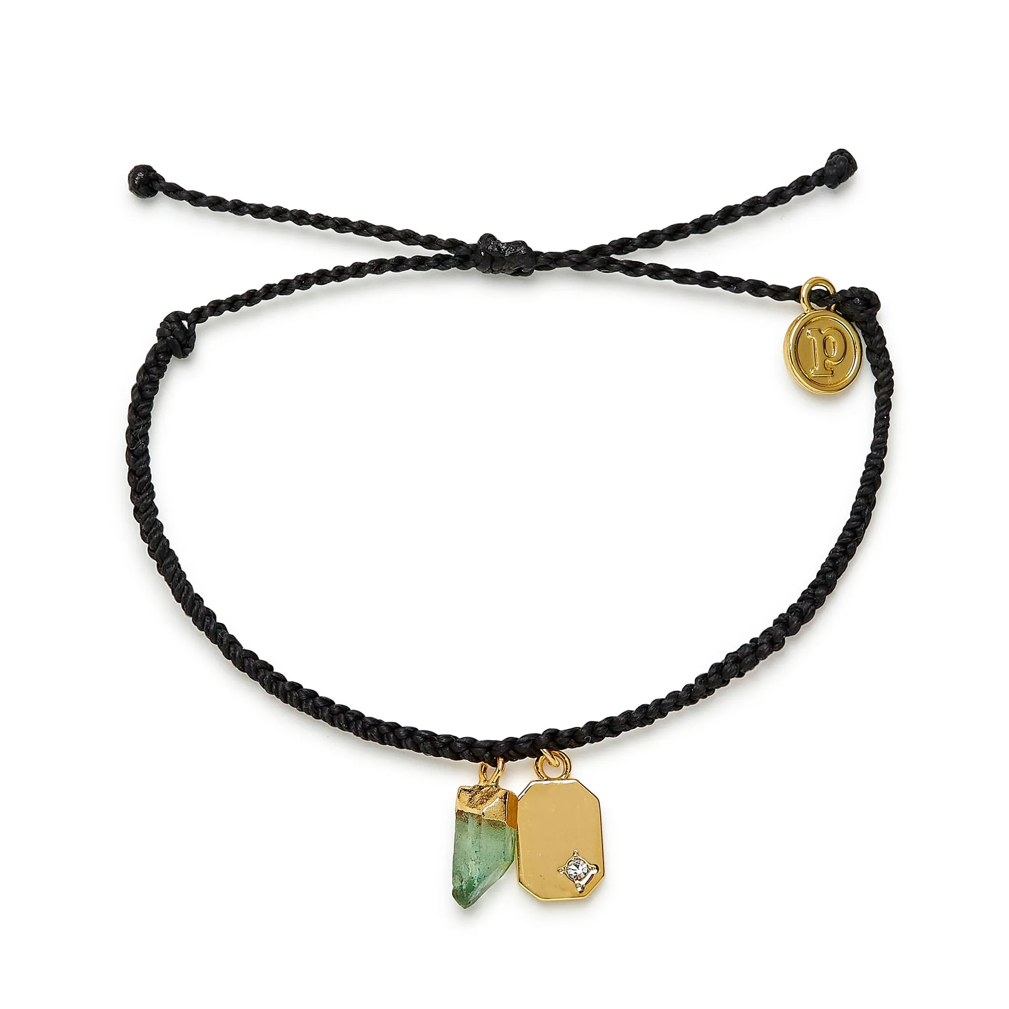 Puravida Bracelet Breloque Émeraude